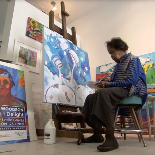 85-year-old Detroit artist and former teacher sees childhood dream come true