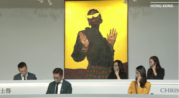 Amoako Boafo's Top-Selling Paintings at Auction are Dominated by the Color Yellow