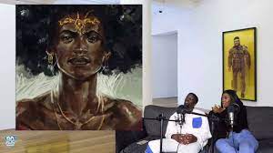 PEACEFUL BLACK ART WITH FRED SANTANA X QOY PAPER | ART CLASS