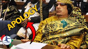Watch Gaddafi's Apology on Behalf of All Arabs for their Role in the Slave Trade