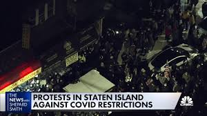 Protests continue in Staten Island after bar refuses to follow Covid-19 measures
