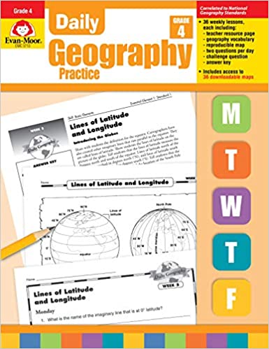 Daily Geography Practice, Grade 4 Paperback – June 1, 2004