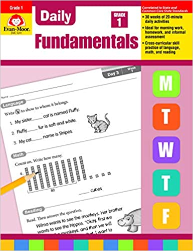 Evan-Moor Daily Fundamentals, Grade 1 Paperback – January 1, 2017