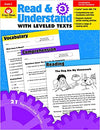 Read & Understand with Leveled Texts, Grade 3 Paperback – January 1, 2010
