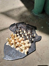 Hand Crafted Solid Ebony Wood Chess Set